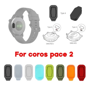 Nút hút bụi WU cho Coros-Pace 2 APEX-Charging Port Protector Silicone Cover Smartwatch