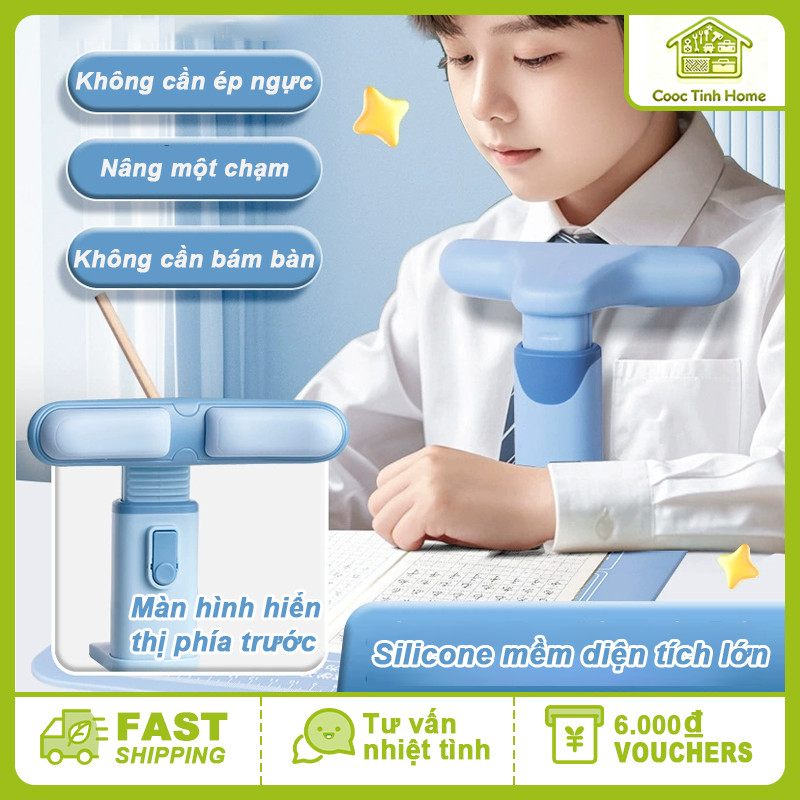 Giá Đỡ Chống Cận Thị Và Gù Lưng Cho Bé – Đỡ Cằm Chỉnh Tư Thế, Giữ Khoảng Cách An Toàn, Chống Mỏi Mắt
