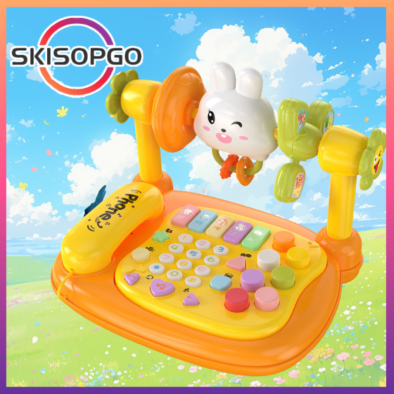 【SKISOPGO】Đồ Chơi điện Thoại Cho Bé,Có Âm Thanh Vui Nhộn, Màu Sắc Bắt Mắt,  đàn cho bé chơi, có nhạc