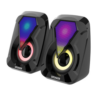 🔥 Loa Vi Tính Để Bàn 🔥 Âm thanh nổi có hàng sẵn Loa siêu trầm Giao DIỆN USB Loa máy tính có dây ♝Xuyên biên giới RGB Để Bàn Laptop Điện Thoại Di Động USB Âm Thanh Mini Để Bàn Văn Phòng Tại Nhà Loa Siêu Trầm♜