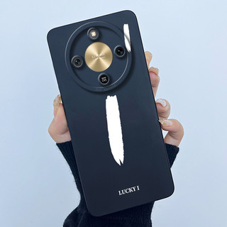 Dành Cho Honor X9d 5G Ốp Lưng May Mắn Chữ Cái Ban Đầu Chống Sốc Silicon Mềm Mờ Ốp Lưng Điện Thoại Cho HonorX9d X 9d 5G MTN-NX1 Vỏ