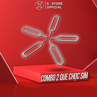 Que lấy SIM bằng thép không gỉ combo 2 que , cây chọc sim đa năng, dụng cụ mở khay SIM điện thoại - QCSN