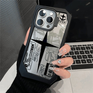 Ốp Điện Thoại Không Đều, Cho iPhone 17 Air 16 15 14 13 12 11 Pro Max Gundam Shield Series Minh Họa