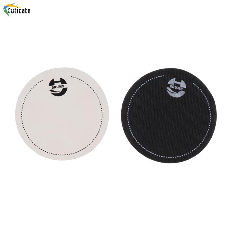 Miếng dán trống trầm một bước cho đầu trống Kick Pad Phụ tùng thay thế màu trắng