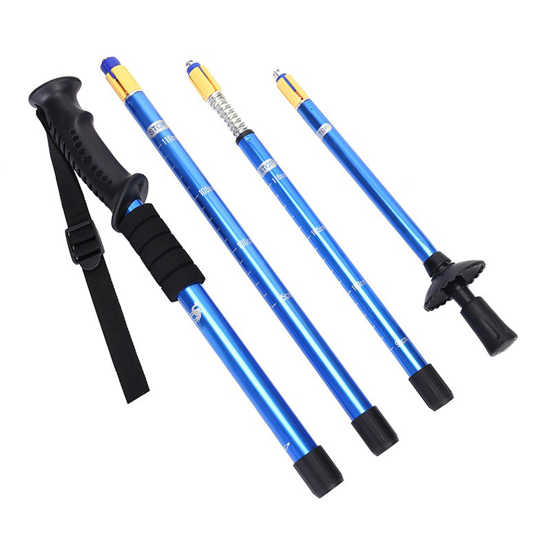 Gậy leo núi/ đi bộ đường dài CAMEL CROWN bằng carbon nhẹ mở rộng gấp gọn được