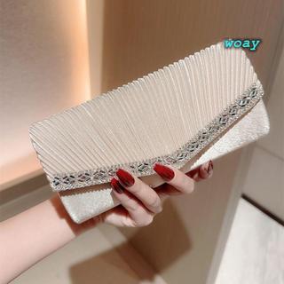Ly hợp sequin WOAY, Túi dạ hội dây chuyền lấp lánh, Ví sang trọng Tiệc cưới
