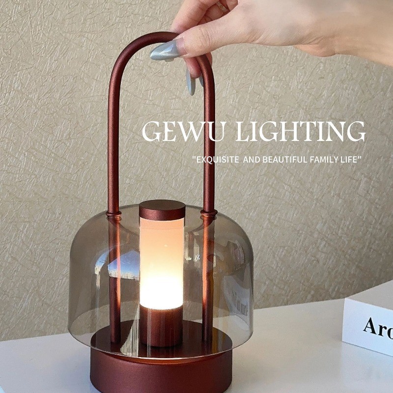 Đèn bàn sạc Nhôm Nhà hàng Bar Đèn bàn Làm mờ không khí xung quanh Ánh sáng hiện đại Đèn bàn sang trọng Đèn ngoài trời Thiết kế Đèn trang trí nhà cửa