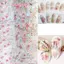Hoa Hồng Móng Tay Nghệ Thuật Giấy Dán 100cm Giấy Chuyển Dễ Dàng Ứng Dụng Cho Làm Móng Tay Salon DIY Hoa Thiết Kế Móng Tay