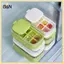 B & N Easy Pop Out 8 Lưới Đá Khay Có Nắp Silicone BPA Free Cho Trà Lemonade Cotails.
