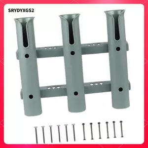 3 Ống Cần Câu Quà Tặng 3 Lỗ Cần Câu Giá Để Tàu Thuyền Nhà Để Xe Màu Đen