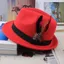 THEGIRL8B Lông Vũ Trang Trí Nón Fedora, Trang Điểm Nón Fedora Topper Hat, Retro Panama Jazz Len Xô Nón Du Lịch