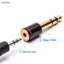 Luckyew 6.35mm 1 / 4 Nam đến 3.5mm 1 / 8 Nữ Kết Nối Stereo Tai Nghe Adapter Âm Thanh Ja Adapter Cho Cáp Aux Tai Nghe TQ