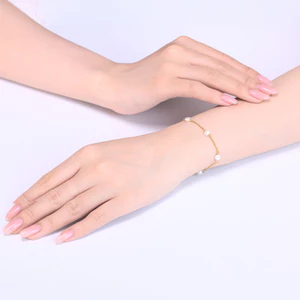 Lắc Tay nữ Little Pearl Wishes mạ vàng cao cấp, thanh lịch ngọt ngào, đi làm đi tiệc đi chơi - DOJI