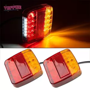 Đèn hậu xe tải LED YOFFOR 2 chiếc, điện áp 12V 24V