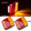 Đèn hậu xe tải LED YOFFOR 2 chiếc, điện áp 12V 24V