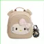 HT3 Sanrio HELLO KITTY Ba Lô Dành Cho Học Sinh Tiểu Học Dung Tích Lớn Hoạt Hình Trẻ Em Túi Đi Học TH3