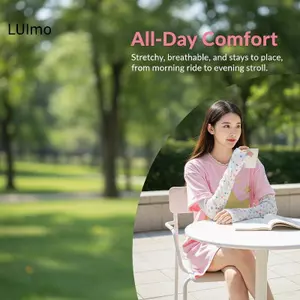 LUImo Thoáng Khí Nữ Tay Tay Áo Dễ Thương Nhiều Màu Sắc Họa Tiết Ngôi Sao Chống Tia UV Bao Da Cho Đi Bộ Đường Dài Cắm Trại Du Lịch SBS