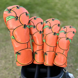 GOLF Club Cap Cover Màu Sắc Tươi Sáng Cam Câu Lạc Bộ Đầu Vỏ Bảo Vệ Câu Lạc Bộ Bằng Gỗ Bao GOLF Tiếp Liệu Phụ Kiện