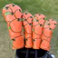 GOLF Club Cap Cover Màu Sắc Tươi Sáng Cam Câu Lạc Bộ Đầu Vỏ Bảo Vệ Câu Lạc Bộ Bằng Gỗ Bao GOLF Tiếp Liệu Phụ Kiện