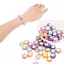 Flgo 100 Chiếc Acrylic Trái Tim Hoa Bướm Hình Hạt Trang Sức Linh Kiện Vòng Cổ Vòng Tay Móc Khóa Quyến Rũ Handmade Gif