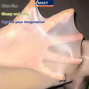 MAKY Gợi Cảm Nữ Stoings Dầu Sáng Bóng Quần Lót Co Giãn Nóng Bling Quần Clubwear Nữ Bóng Quần Quần Áo VN