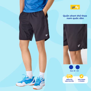 Quần short thể thao nam YODY quần đùi chất gió không nhăn, nhẹ mát, thấm hút tốt MAJT25S062