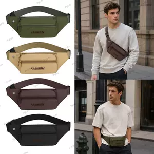 Gói thắt lưng PYCOU, Túi ngực có thể điều chỉnh bằng Nylon, Phòng tập thể dục thể thao Túi thắt lưng chạy bộ nhẹ dành cho nam nữ