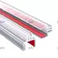 Dải niêm phong cửa sổ JUIC 1 / 3 mét, vách ngăn nước khoảng cách 5-10mm 10mm / 12mm, cao su silicon di động chống thấm nước tự dính khe hở cửa kính trượt