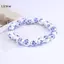 LUImo Xanh Trắng Sứ Gốm Hạt Vòng Tay - Phong Cách Dân Tộc Sáng Tạo DIY Phụ Kiện Thủ Công Cho Trang Sức Phong Cách Quốc Gia SBS