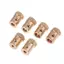 Ziyulinyuk 1 Bánh Xe Lục Giác Khớp Nối Khớp Nối Với Ốc Vít Đồng Tay Adapter Đầu Nối Lốp 3 / 4 / 5 / 6 / 7 / 8MM Dành Cho RC Thuyền Phụ Tùng Ô Tô VN