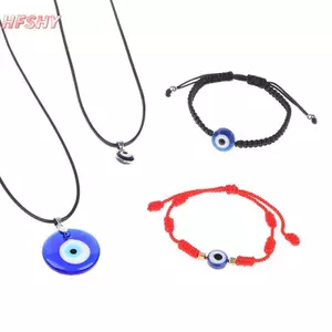 HFSHY Kính Xanh 3cm Mặt Dây Nelace Vòng Tay Luy Nelace Choker Trang Sức VN