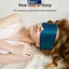 MAKY Silk Sleep Eye Mask Bảo vệ mắt Du lịch Áo ngủ mềm mại Vỏ mắt có đệm mềm Full Cover Miếng dán mắt VN