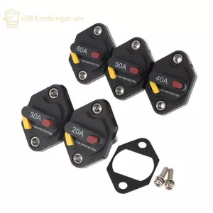 GE 20A 30A 40A 50A 60A Thiết lập lại thủ công Bộ ngắt mạch Bảo vệ quá tải chống nước cho đoàn lữ hành Hệ thống điện xe giải trí VN