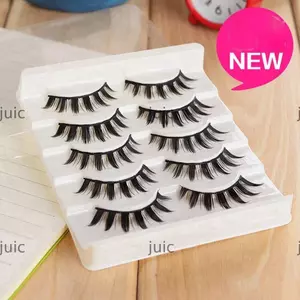 JUIC Eye Lash Extension Nữ Trang Điểm Làm Đẹp Dài Dày Cho 5 Đôi / Bộ