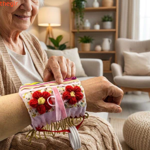 THEGIRL8B Tay áo thần tài cánh tay giác quan của bệnh Alzheimer, Kích thích đa giác quan Vỏ gối Fidget thân thiện với da, Vỏ gối cánh tay Vỏ gối sang trọng Chăn làm dịu giác quan