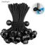 Ziyulinyuk 10 Chiếc Bungee Bóng Bạt Vải Bạt Cột Cờ Dây Kết Thúc Dây Đàn Hồi Ren Cố Định Thuyền Cực Cắm Trại Lều Phụ Kiện VN