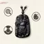 HFSHY Obsidian Mặt Dây Chuyền Chữ Thập Nelace Trang Sức Tôn Giáo Chống Thấm Nước Cho Nam Nữ Thiền Cầu Nguyện Sử Dụng VN
