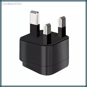 Char UK Phích Cắm Bộ Chuyển Đổi Ổ Cắm Cắm Và Chạy Bộ Chuyển Đổi Phích Cắm Anh Với Thân ABS Nhỏ Gọn Và Dây Dẫn Đồng Cho Hồ