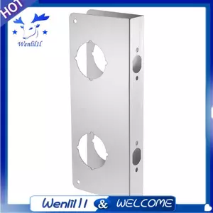 Tấm tăng cường khóa và cửa, Gia cố và sửa chữa cửa, Tấm che nắp chốt 2-3 / 8 ở mặt sau, Độ dày 1-3 / 4