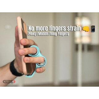 Đỡ Điện Thoại Đeo Ngón Tay, Chống Mỏi Tay Khi Cầm Điện Thoại Lâu, phone finger Holder (Màu Ngẫu Nhiên)