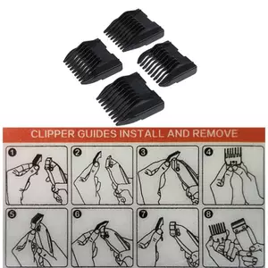 VFZ 4 Cái / bộ Hướng Dẫn Cắt Tóc Bộ Dụng Cụ Cắt Tóc Giới Hạn Máy Cạo Râu Louislifecool