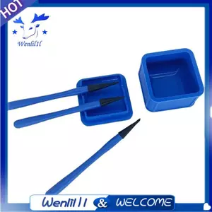 Bộ cọ keo silicon: 4 cái / bộ dành cho chế biến gỗ, nghệ thuật, đồ thủ công và mô hình