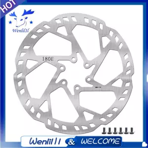 Cánh quạt phanh xe đạp 180mm với 6 bu lông, Phanh đĩa xe đạp, Khoảng cách lỗ trung tâm ở 44mm, dành cho xe tay ga điện tử E-Bike