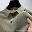 2026 Ice Silk Non-Iron Áo polo Tay Ngắn Áo Sơ Mi Nam Jacquard Ve Áo Thun Nhỏ Lô PGIC