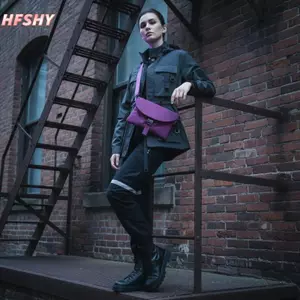 HFSHY Chống Thấm Nước Nylon Ngực Pa Di Động Nhẹ Di Động Túi Điện Thoại Di Động Thể Thao Ngoài Trời Du Lịch Thông Thường Có Thể Điều Chỉnh Dây Đeo Ngang Túi Đeo Cho Nữ VN