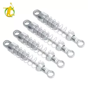 4 Bộ giảm chấn hơi nước xe RC kim loại, lò xo kim loại, phụ tùng, giảm chấn cho tỷ lệ 1 / 12