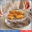 Khay lưới thép không gỉ Tay cầm bên giỏ thoát nước lưới 18CM