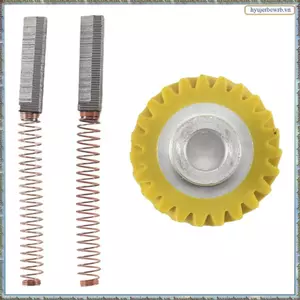 W10112253 9706416 Bàn chải động cơ W10380496 4162897 Bộ trộn Worm Drive Gear cho chân đế & một cặp bàn chải động cơ