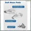 Miếng đệm mũi kính mắt, Bộ dụng cụ sửa chữa miếng đệm mũi bằng silicon mềm với 12 cặp miếng đệm mũi, 24 ốc vít đa năng Dễ dàng lắp đặt Dễ dàng sử dụng