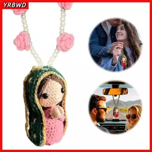 YRBWD Tượng Mary Nhân Vật Dangling, Các Bức Tượng Nhỏ Thanh Lịch Thiết Kế Phong Cách Trang Trí Xe Hơi Virgin Mary, Tượng Mary Thủ Công Dễ Thương Trang Trí Xe Ô Tô